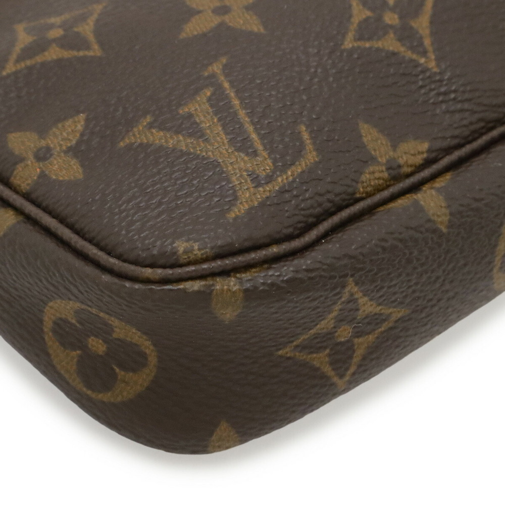 LOUIS VUITTON Brown Monogram Pochette Mini Bag - Picture 4 of 9